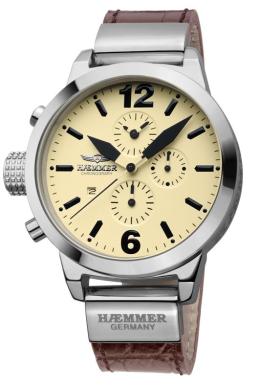 Haemmer Ladies DHC-12 Secrets Collection Yellow Dial Chronograph Watch